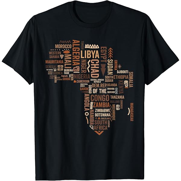 Amazon.com: Colourful Africa Map with Country Names, African